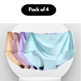 Women's Seamless Underwear for Women (Multicolor) (Pack of 4)